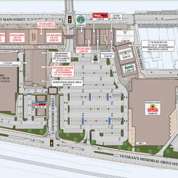 Plan of mall Somerville Town Center