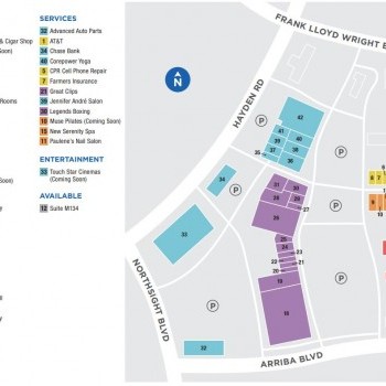 Plan of mall Sonora Village