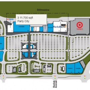Plan of mall Sorensen Park Plaza