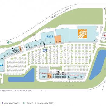 Plan of mall South Beach Regional