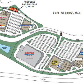 Plan of mall South Denver Marketplace