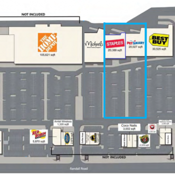 Plan of mall South Elgin Crossing