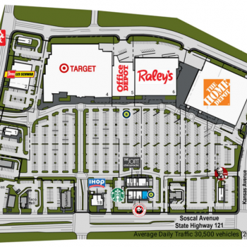 Plan of mall South Napa Market Place