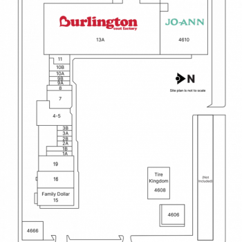 Plan of mall South Plaza