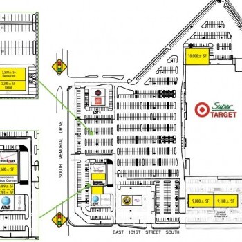 Plan of mall South Town Market