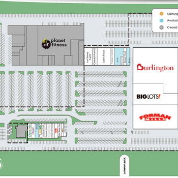 Plan of mall Southfield Plaza