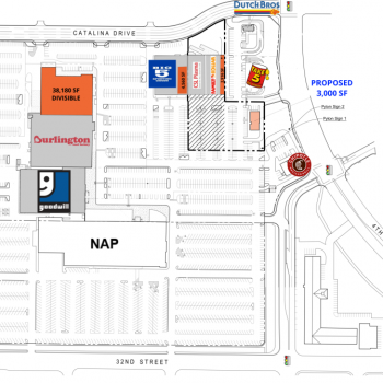 Plan of mall Southgate Mall