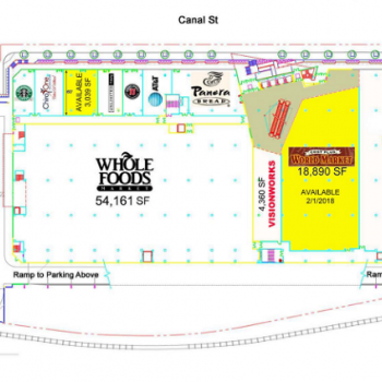 Plan of mall Southgate Market