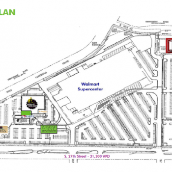 Plan of mall Southgate Marketplace