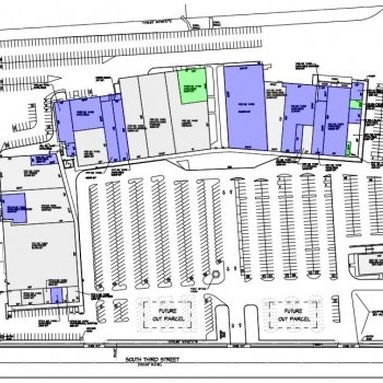Plan of mall Southgate Shopping Center