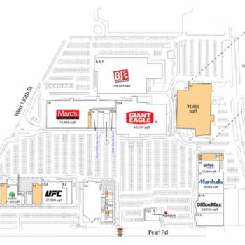Plan of mall Southland Shopping Center