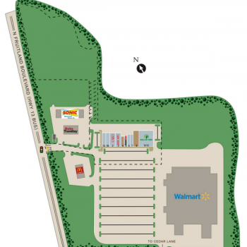 Plan of mall Southtowne Commons