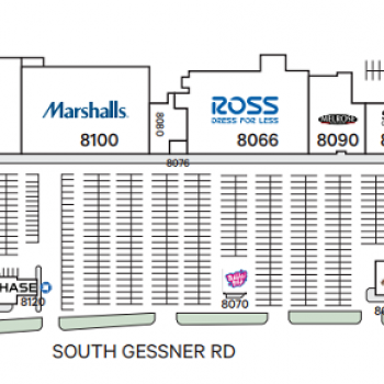 Plan of mall Southway Shopping Center