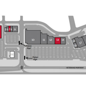Plan of mall Southwest Plaza