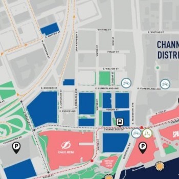 Plan of mall Sparkman Wharf (Channelside Bay Plaza)
