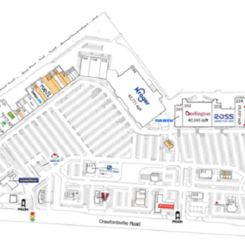 Plan of mall Speedway Super Center