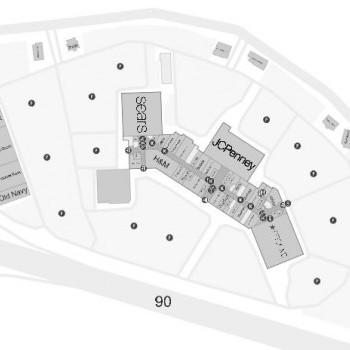 Plan of mall Spokane Valley Plaza