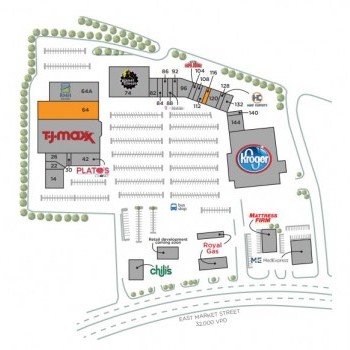 Plan of mall Spotswood Valley Square