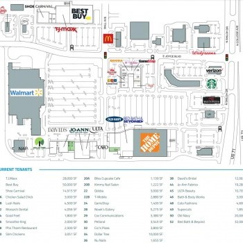Plan of mall Spring Creek Centre