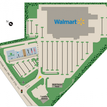 Plan of mall Spring Lake Town Center