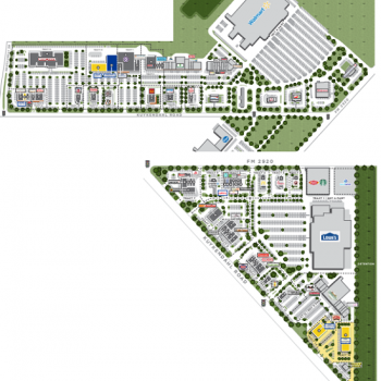 Plan of mall Spring Town Center