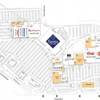 Plan of mall Springdale