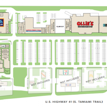 Plan of mall Springs Plaza