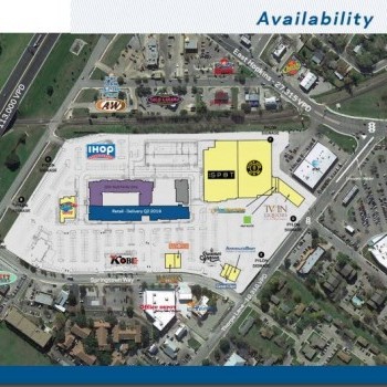Plan of mall Springtown Shopping Center