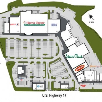 Plan of mall St. Andrews Center