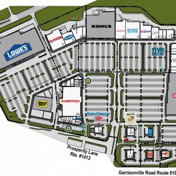 Plan of mall Stafford Marketplace