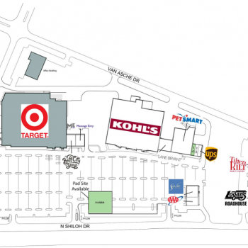 Plan of mall Steele Crossing