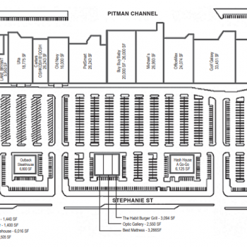 Plan of mall Stephanie Street Power Center