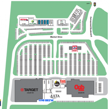 Plan of mall Stillwater Market Place
