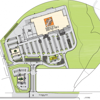 Plan of mall Stillwater Plaza