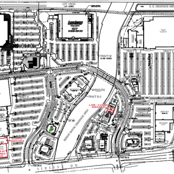 Plan of mall Stirling Bossier