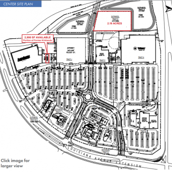 Plan of mall Stirling Lafayette
