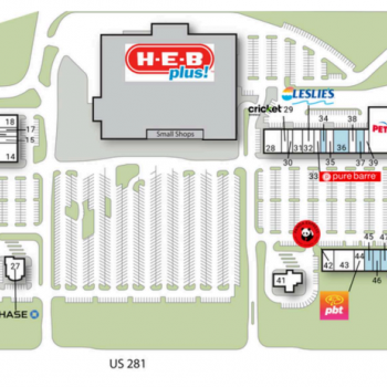 Plan of mall Stone Ridge Market