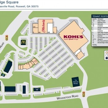 Plan of mall Stonebridge Square
