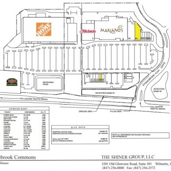Plan of mall Stonebrook Commons