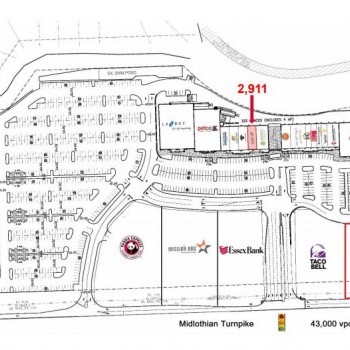 Plan of mall Stonehenge Village