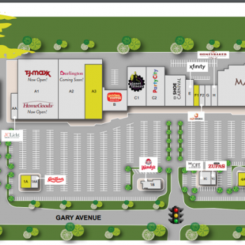 Plan of mall Stratford Crossing