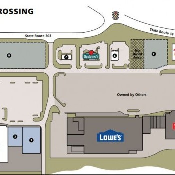 Plan of mall Streetsboro Crossing