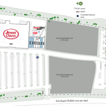 Plan of mall Stuart's Crossing