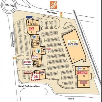 Plan of mall Styertowne Shopping Plaza
