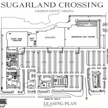 Plan of mall Sugarland Crossing