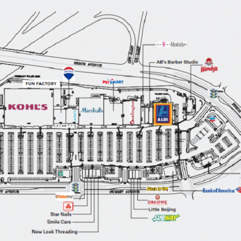 Plan of mall Summit Heights Gateway