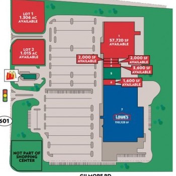 Plan of mall Summit Plaza