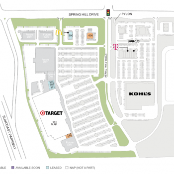 Plan of mall Suncoast Crossing