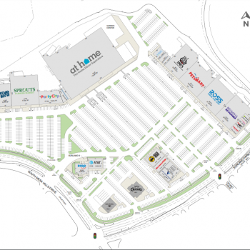 Plan of mall Sunland Towne Centre