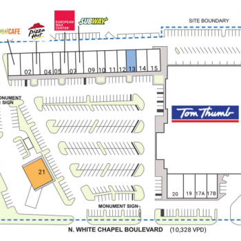 Plan of mall Suntree Square